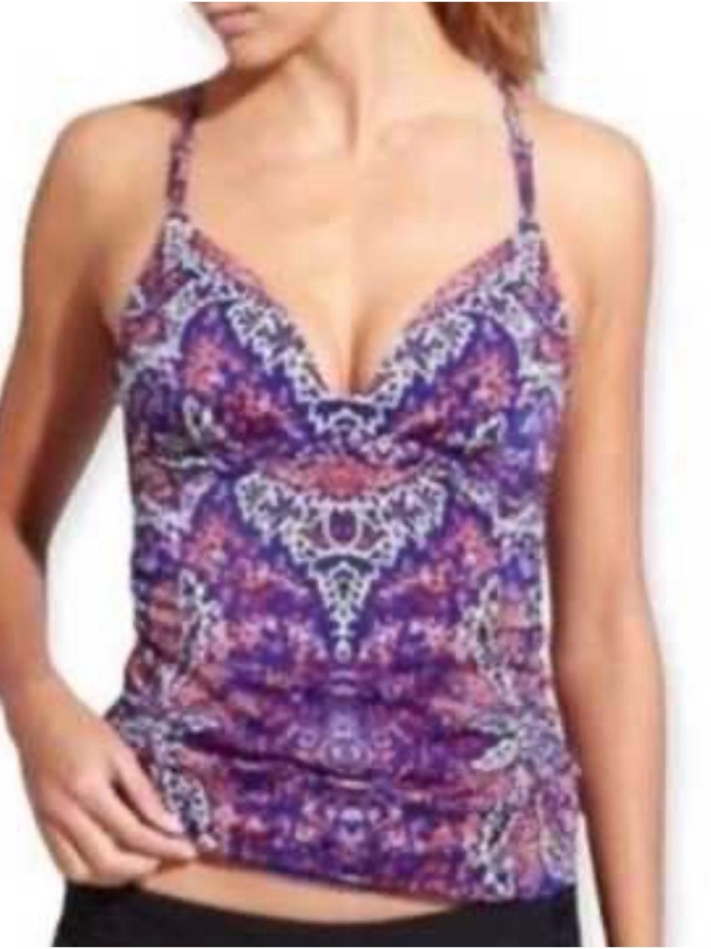 Athleta aqualuxe tankini swim #G00